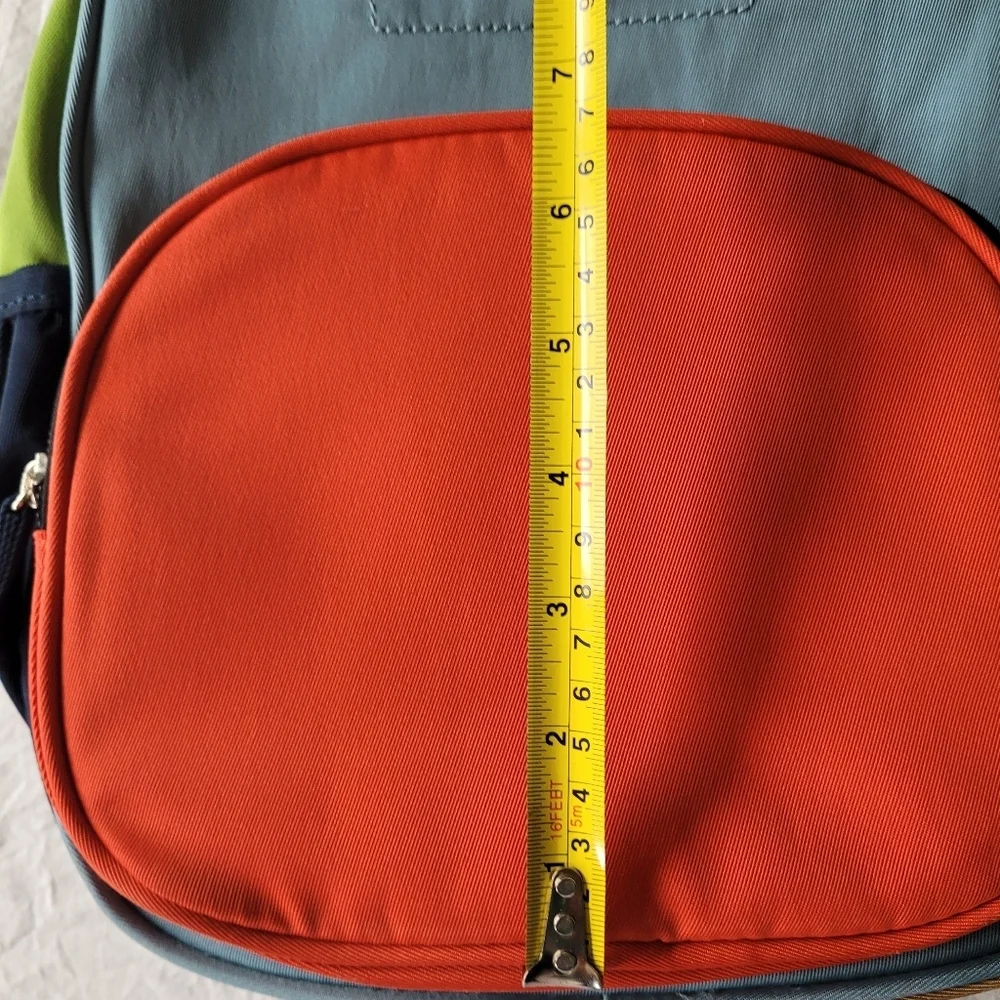 Abshoo Kids Colorful Backpack - Orange and Green